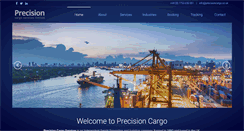 Desktop Screenshot of precisioncargo.co.uk